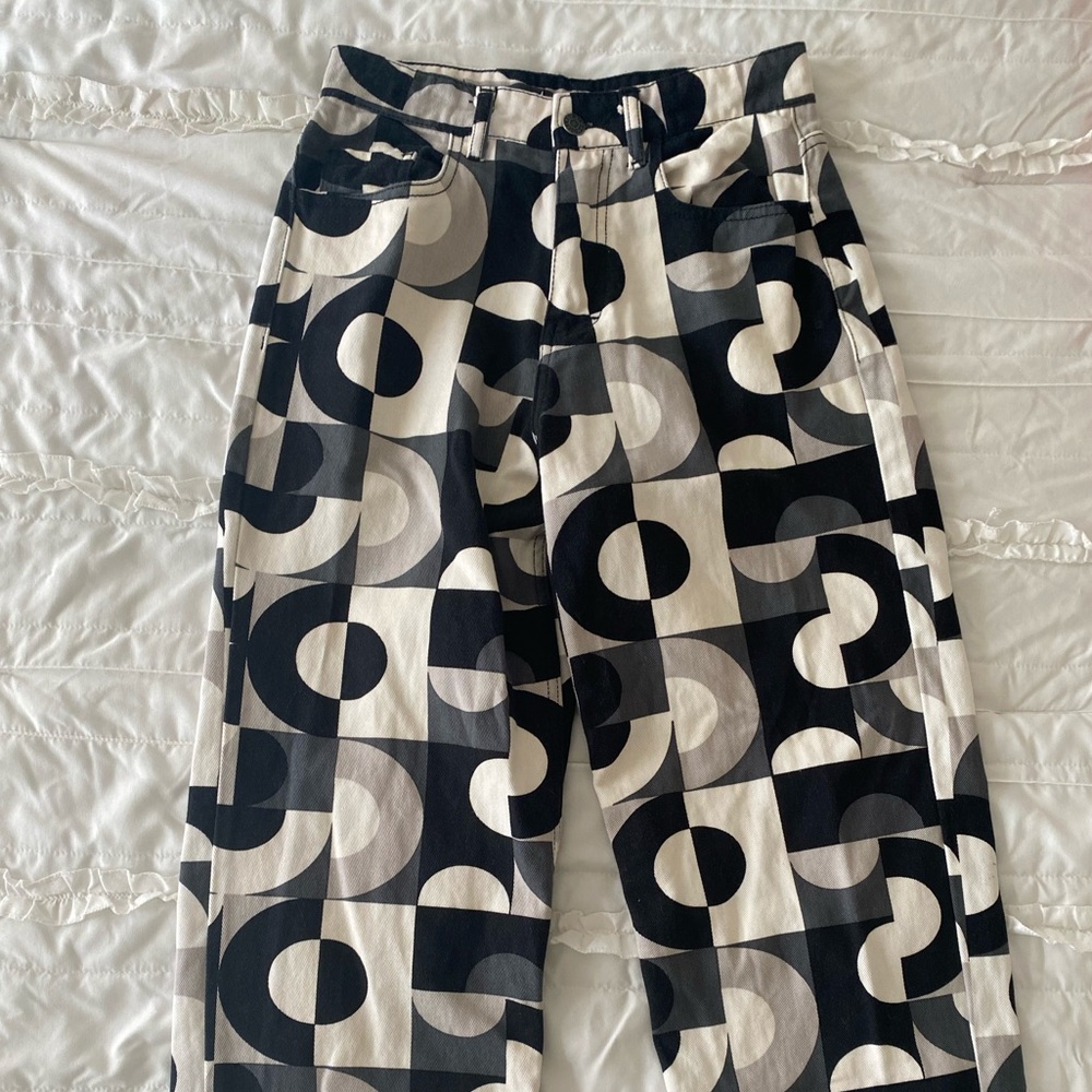 Motel Rocks Printed Jeans